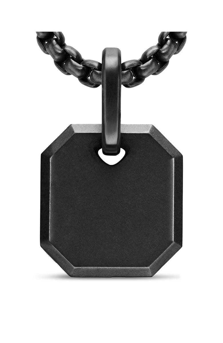 David Yurman Men's Faceted Amulet, Alternate, color, Blue Beryl