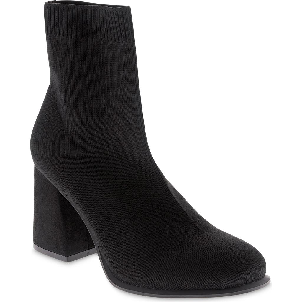 Mia Erika Womens Square Toe Pull On Sock Boot