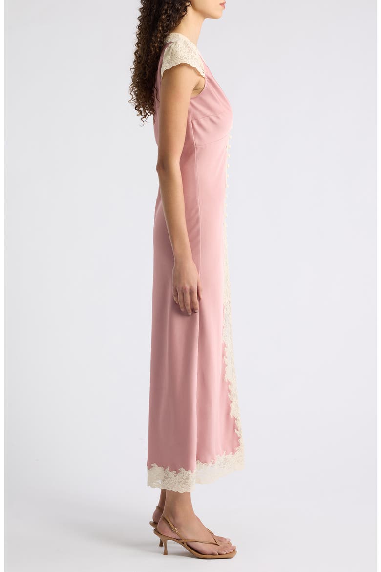 Para Lace Detail Maxi Dress, Alternate, color, FLUSHED NUDE