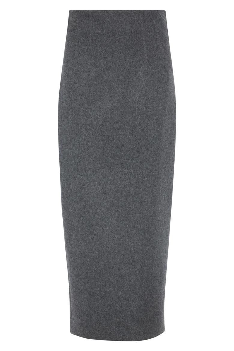 Loxley Virgin Wool, Silk & Cashmere Pencil Skirt, Main, color, CHARCOAL