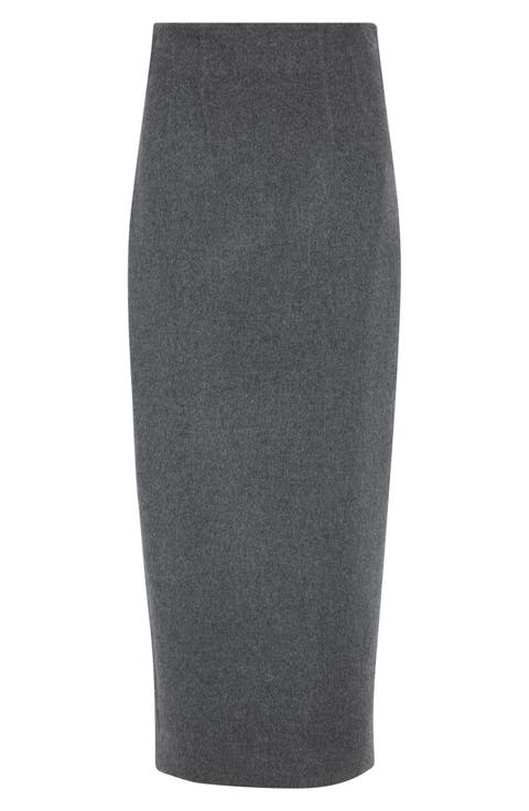 Loxley Virgin Wool, Silk & Cashmere Pencil Skirt