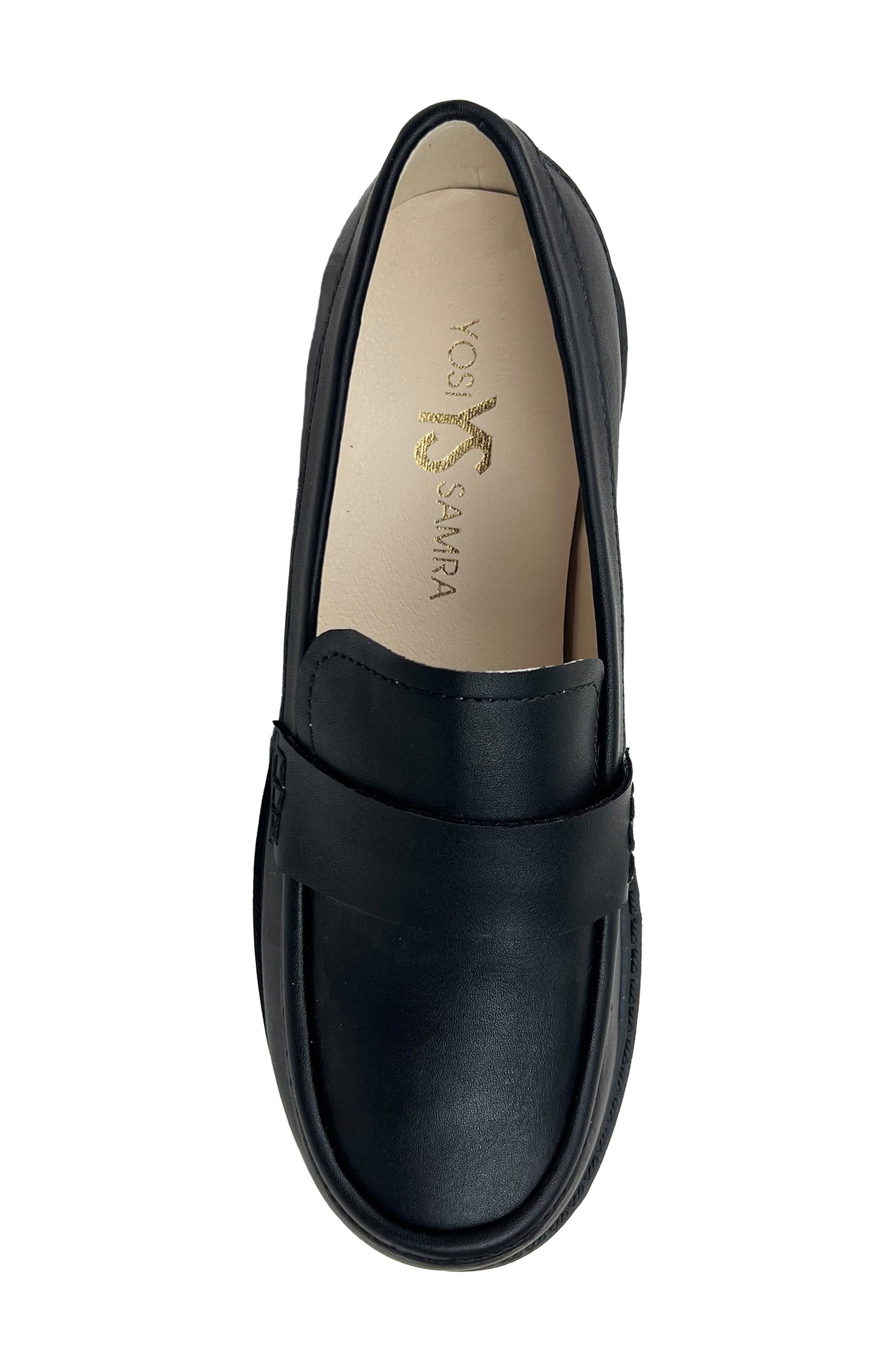 Yosi Samra Kids' Miss Lydia Loafer, Alternate, color, Black