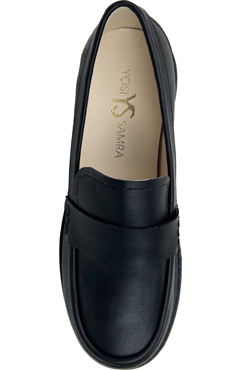 Yosi Samra Kids' Miss Lydia Loafer, Alternate, color, Black