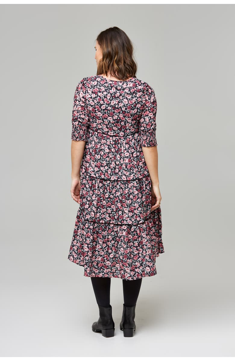 Nom Maternity Aurora Maternity & Nursing Dress, Alternate, color, Winter Floral