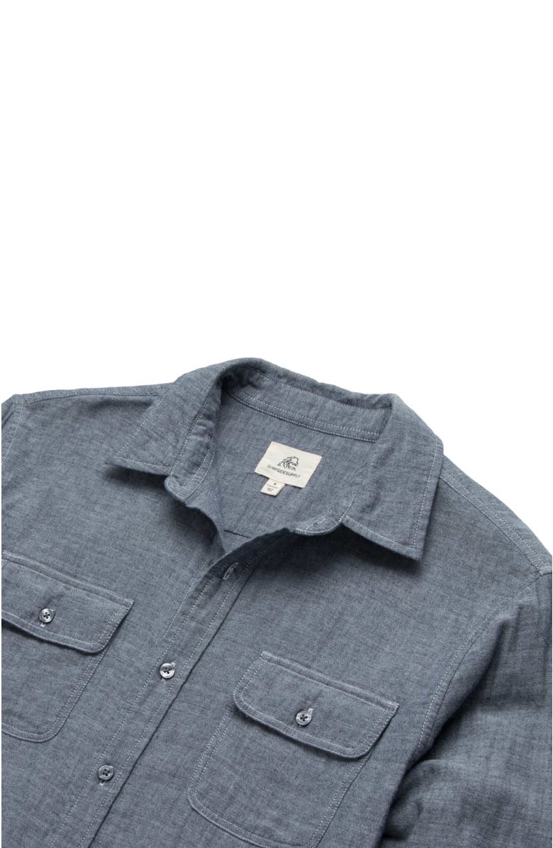 Surfside Supply Co. Zhu Double Gauze Shirt, Alternate, color, Navy