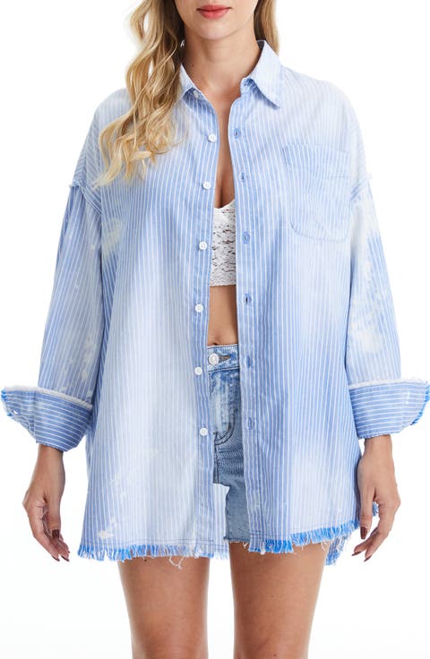 Fringe Cotton Shirt