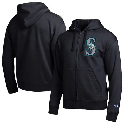 Men's Champion Black Seattle Mariners All-Star Full-Zip Hoodie
