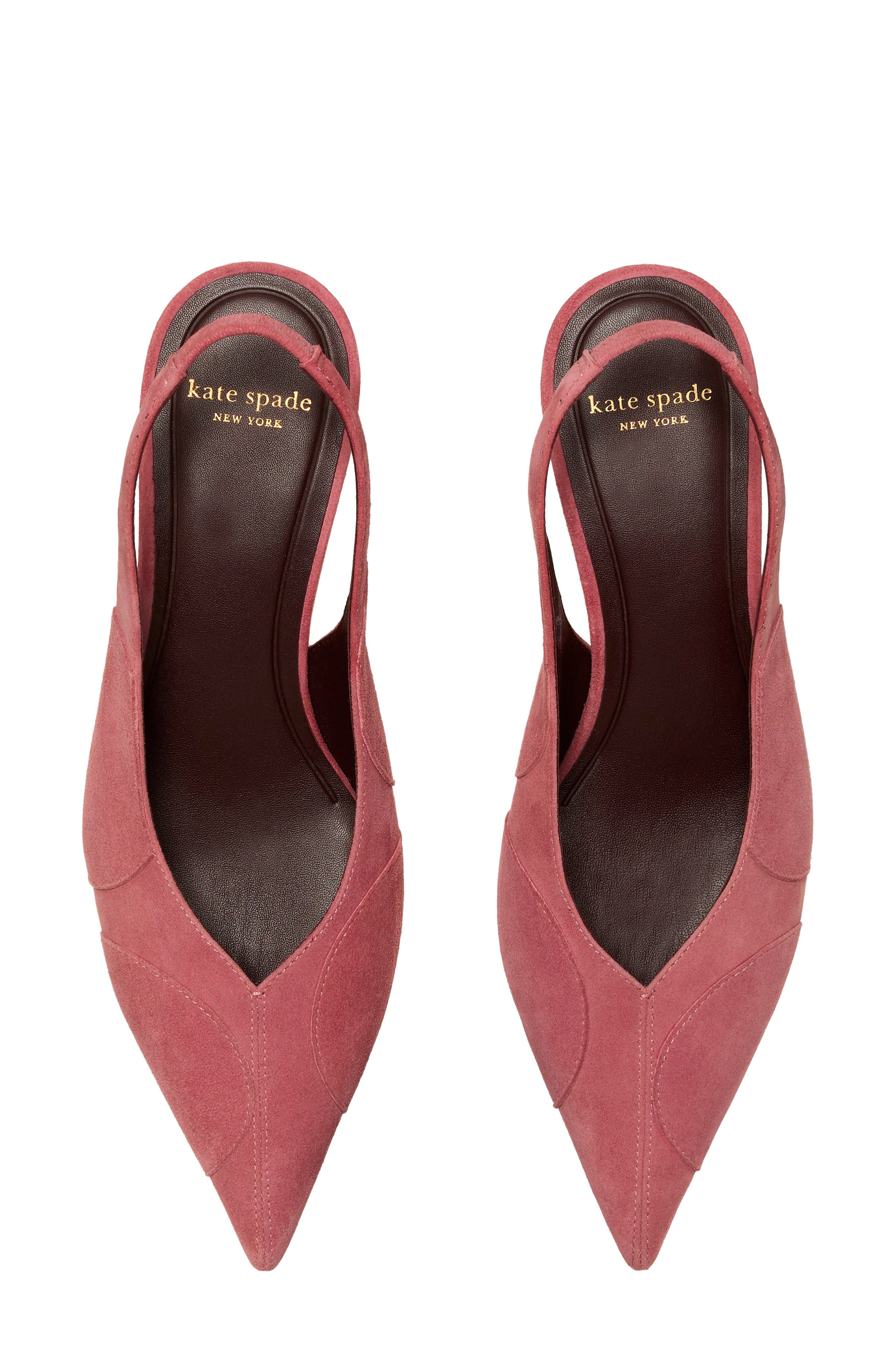 viv slingback kitten heel pump, Alternate, color, POMEGRANATE.