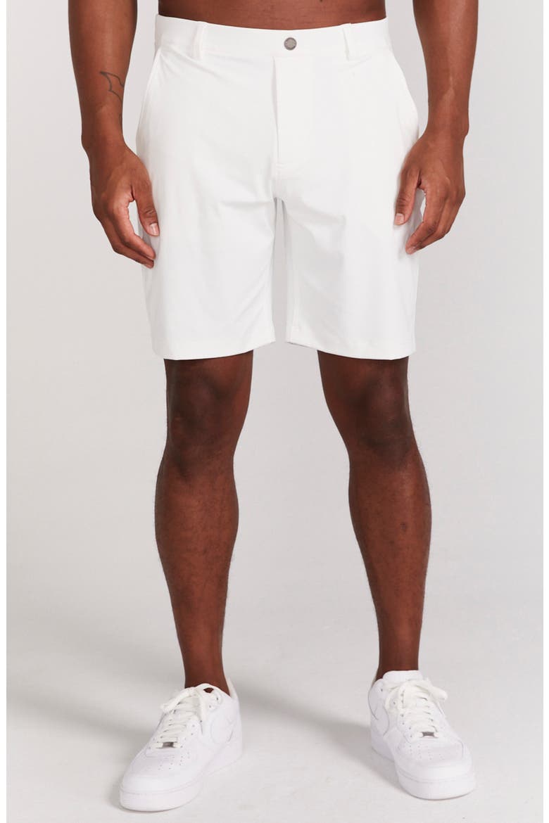 Varick Pull-On Shorts, Main, color, BRIGHT WHITE