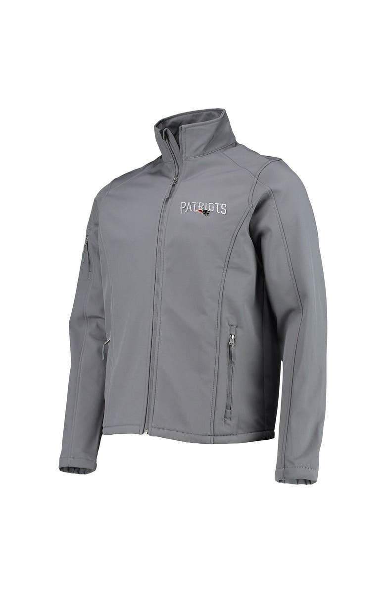 DUNBROOKE Men's Dunbrooke Charcoal New England Patriots Sonoma Softshell Full-Zip Jacket, Alternate, color, 