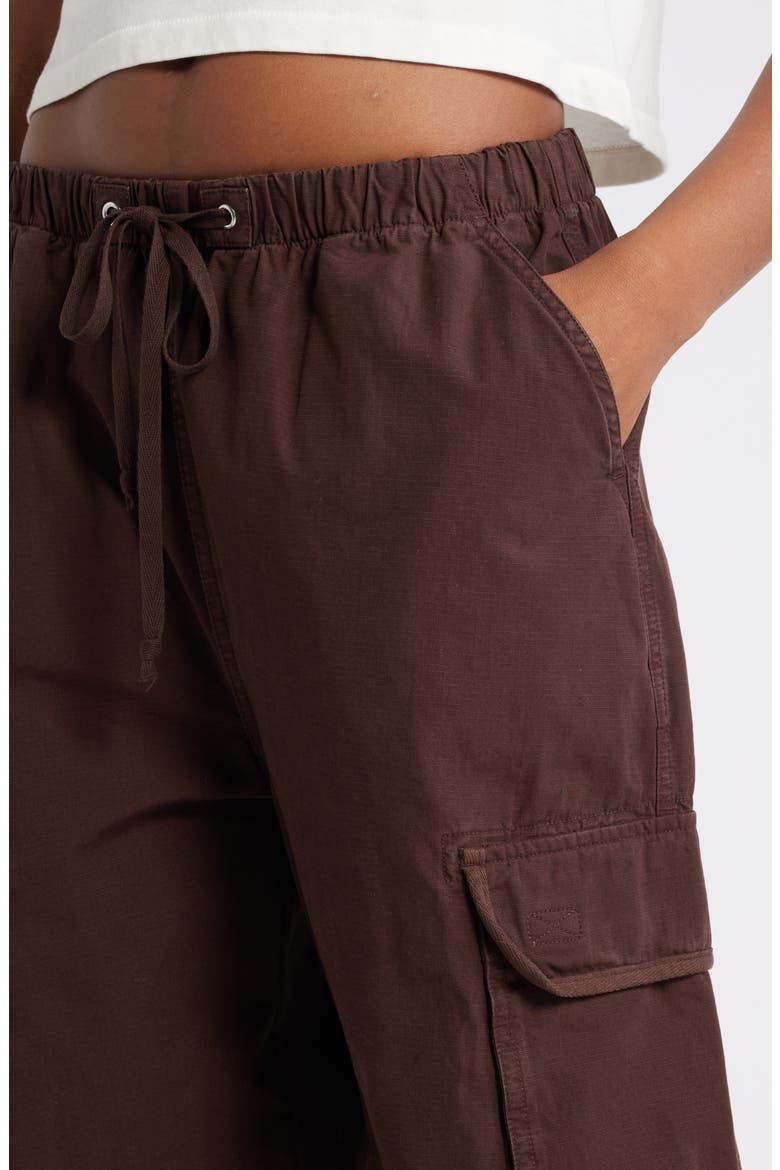 Parachute Cotton Cargo Pants, Alternate, color, BROWN COFFEE