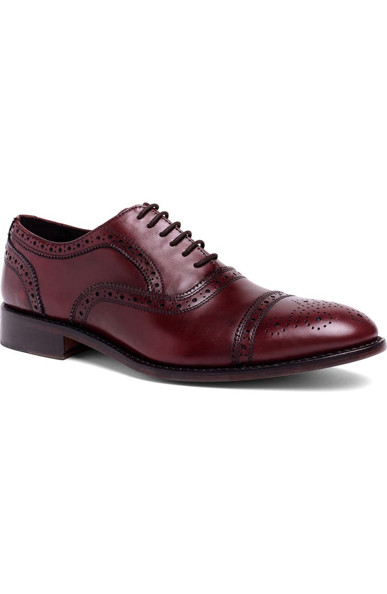 Anthony Veer Ford Brogue Oxford, Main, color, Dark Red
