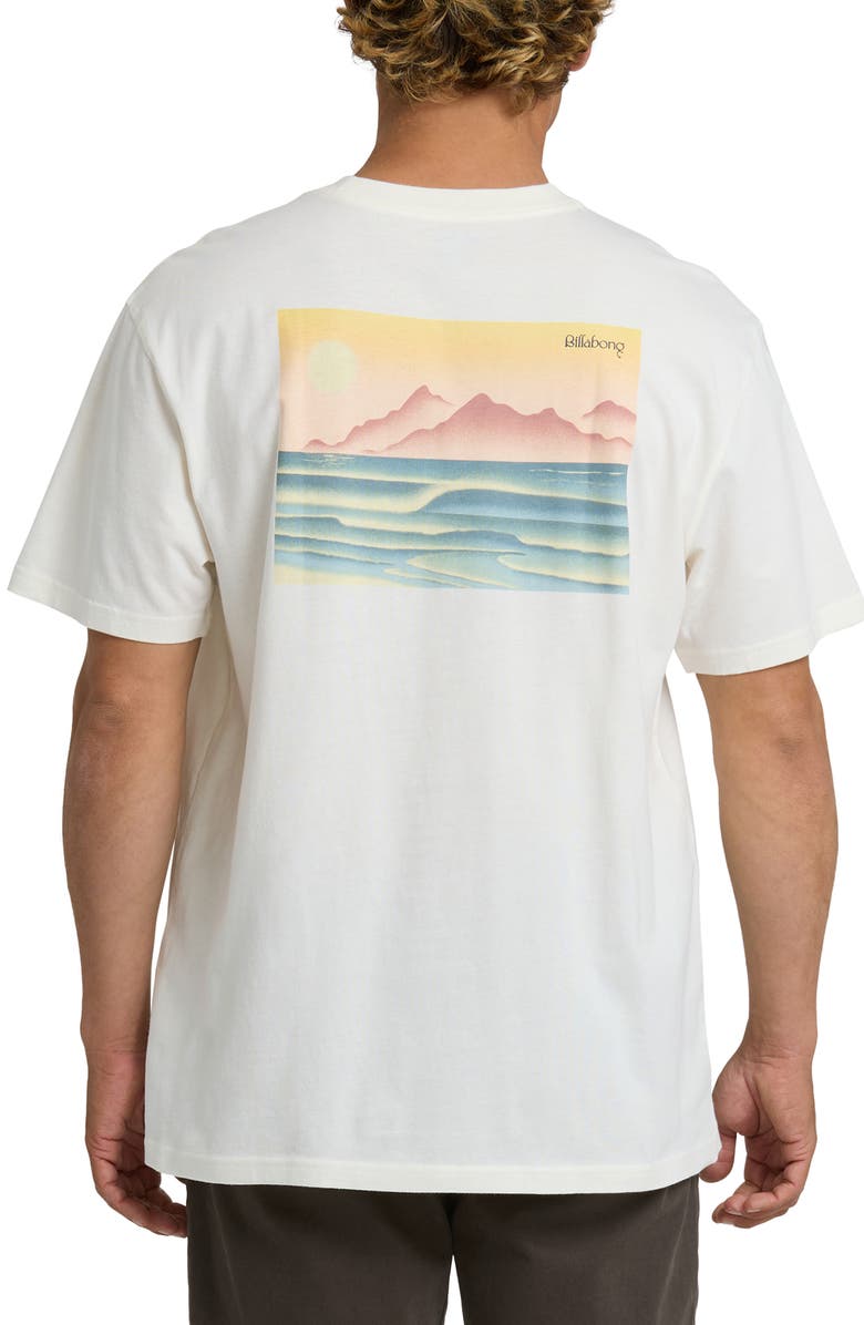 Billabong L.A.G.O. Premium Cotton Graphic T-Shirt, Alternate, color, Off White
