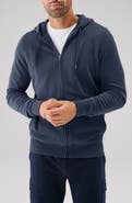 Mack Weldon Ace Cotton Blend French Terry Zip Hoodie