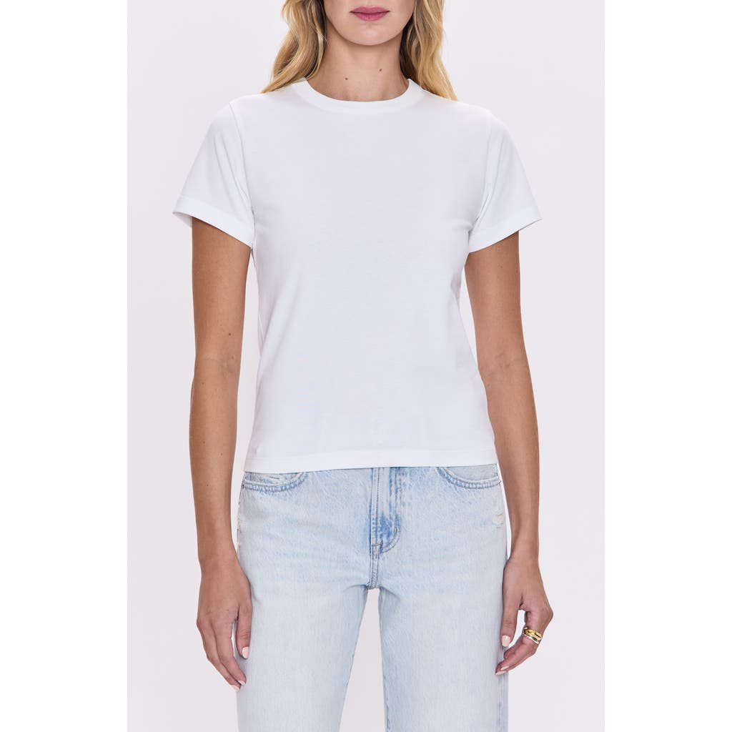 Pistola Alba Baby Tee In Le Blanc In White