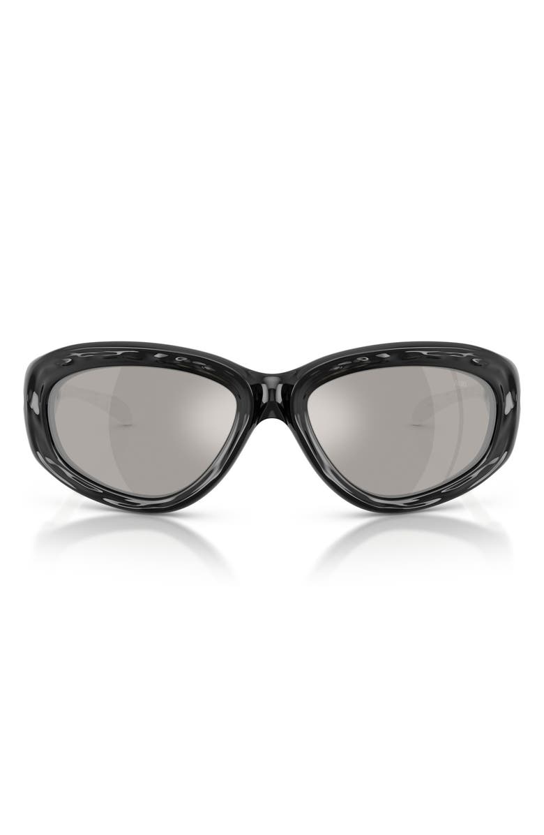 DIESEL<sup>®</sup> 63mm Oversize Mirrored Pillow Sunglasses, Main, color, 