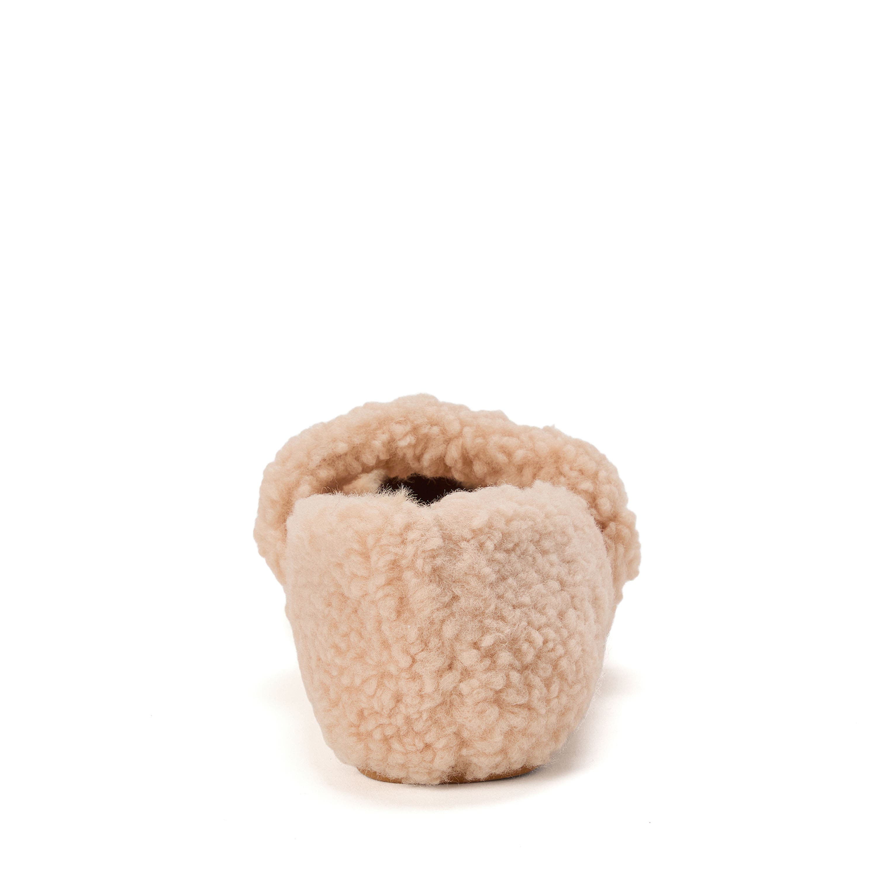 Maryanne Luxe Teddy Maryjane Slipper, Alternate, color, LATTE