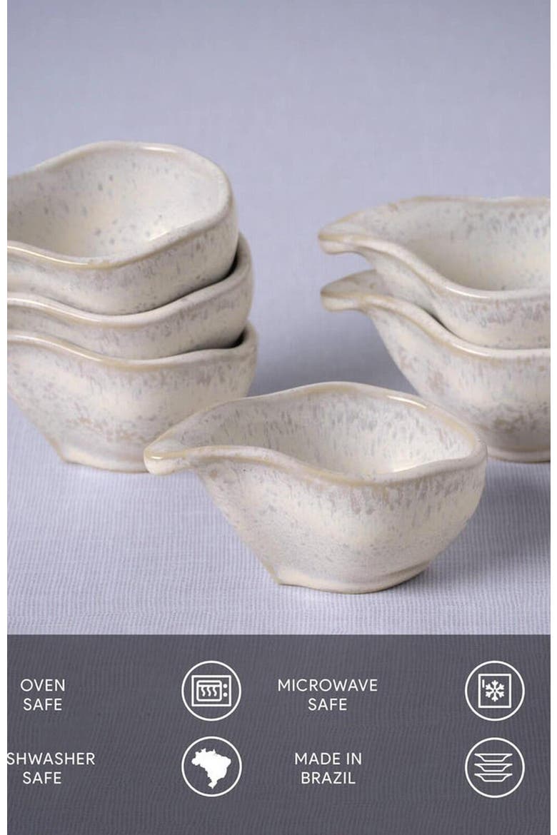 Teardrop Set of 6, Alternate, color, Latte
