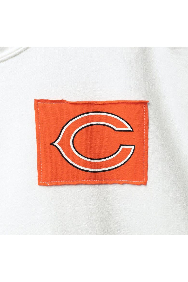 Women's Refried Apparel White Chicago Bears Sustainable Crop Dolman Pullover Hoodie, Alternate, color, WHITE