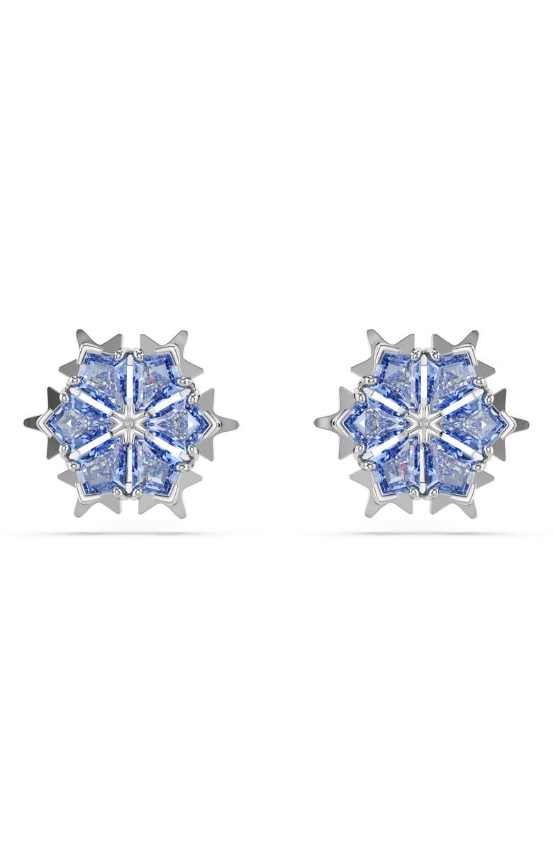 Swarovski Magic Stud Earrings, Alternate, color, Blue