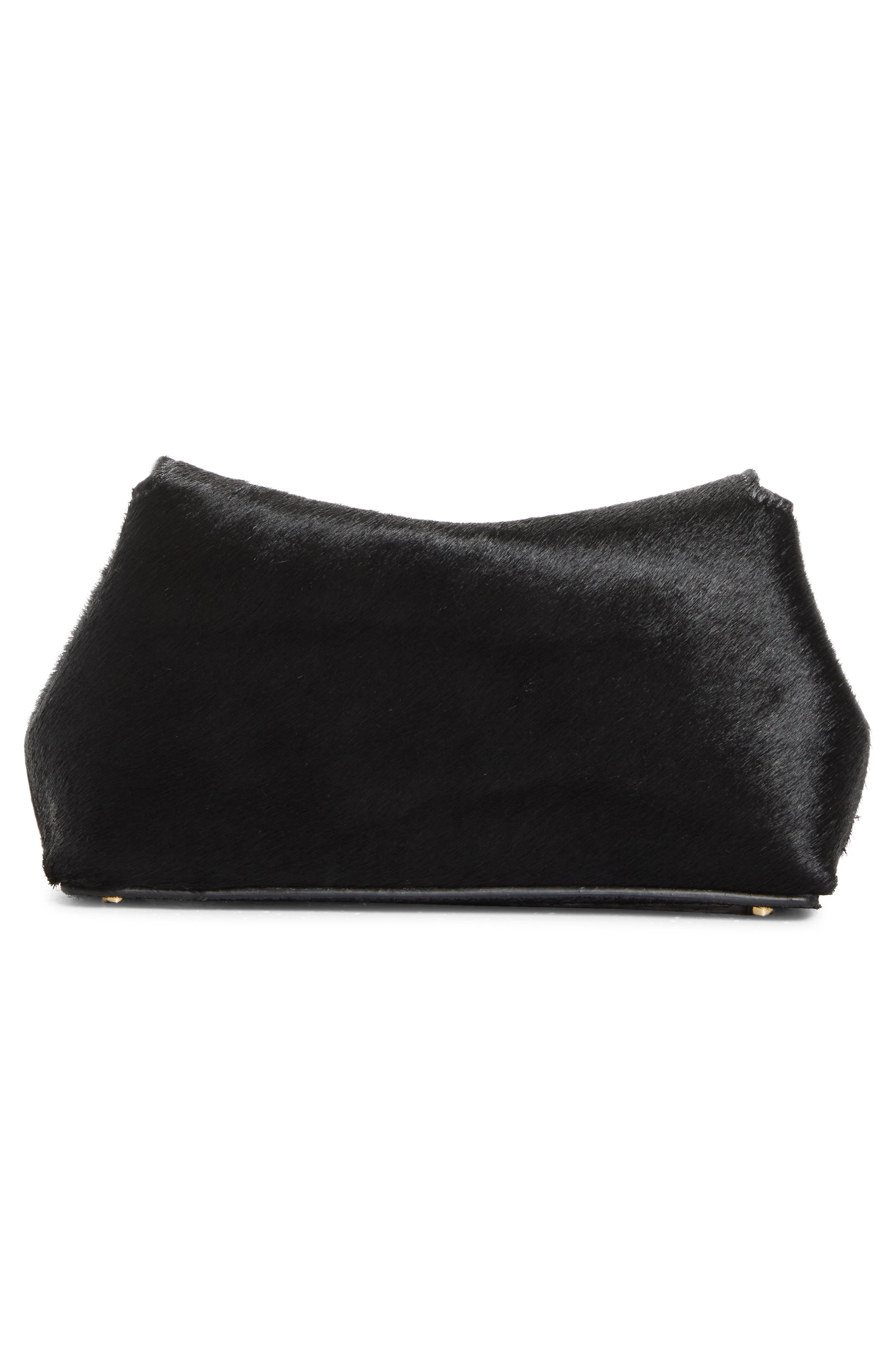 TOTEME Mini T-Lock Clutch Bag, Alternate, color, Black