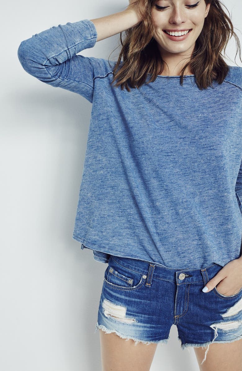 rag & bone 'The Cutoff' Denim Shorts, Alternate, color,