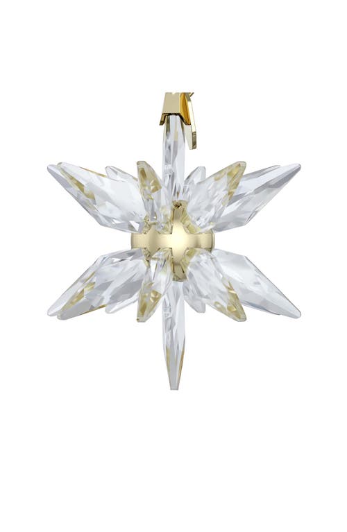 Swarovski 2025 Annual Edition 3d Festive 3d Crystal Snowflake Ornament In White