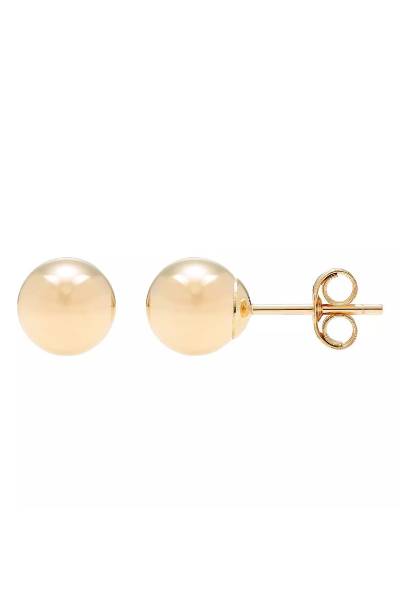 A&M 14K Yellow Gold Ball Stud Earrings, Main, color, Gold