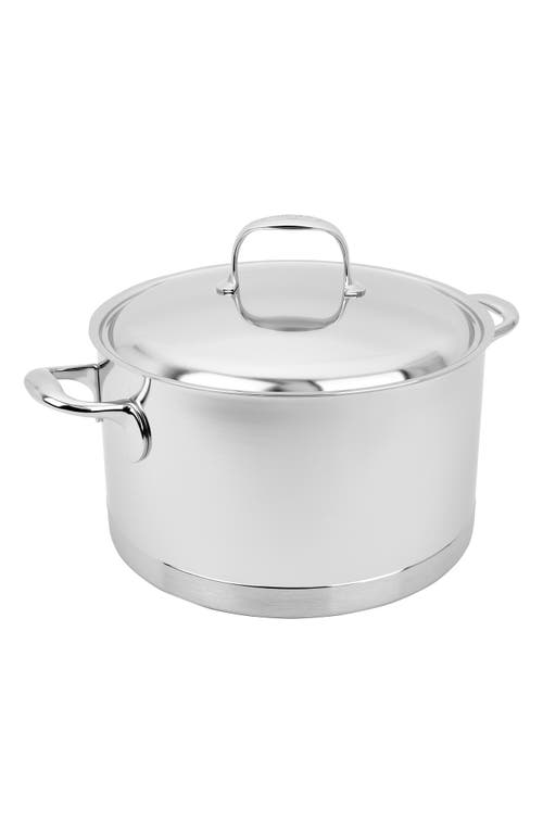 Demeyere Atlantis 8.9-quart Stainless Steel Dutch Oven In Silver