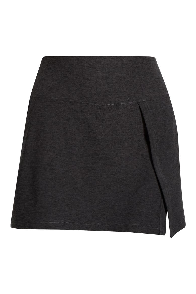 The Coco Skort, Alternate, color, HEATHER BLACK