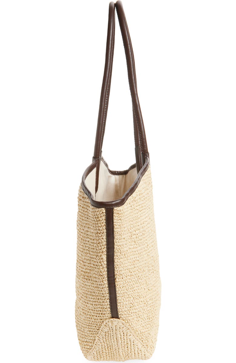 & Other Stories Straw Tote, Alternate, color, Beige Medium Dusty