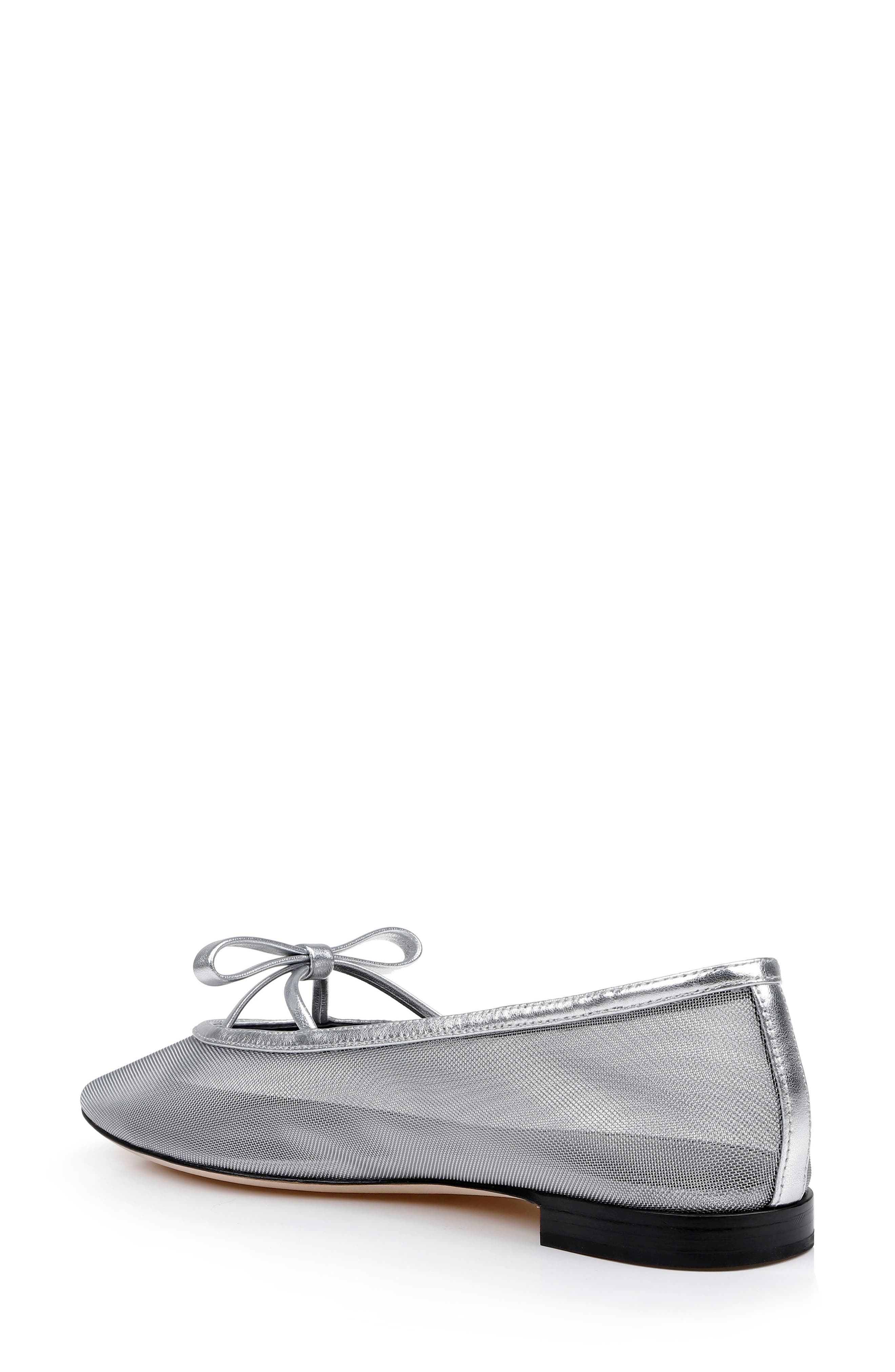 Dee Ocleppo Dixon Mary Jane Ballet Flat, Alternate, color, Silver Metallic