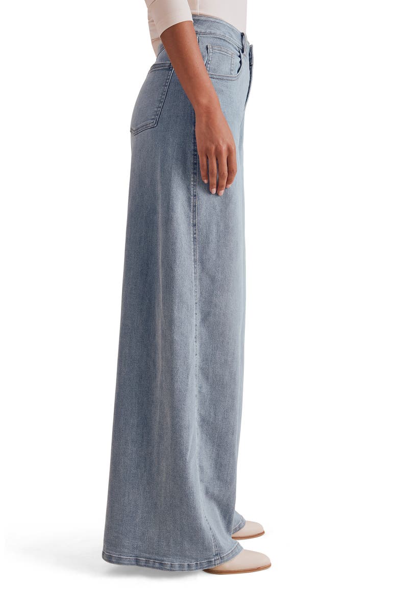 x Cellajaneblog Wide Leg Jeans, Alternate, color, INDIGO BLUE