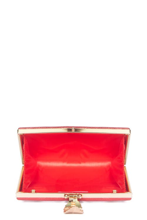 Lauren Lorraine Dori Clutch In Red