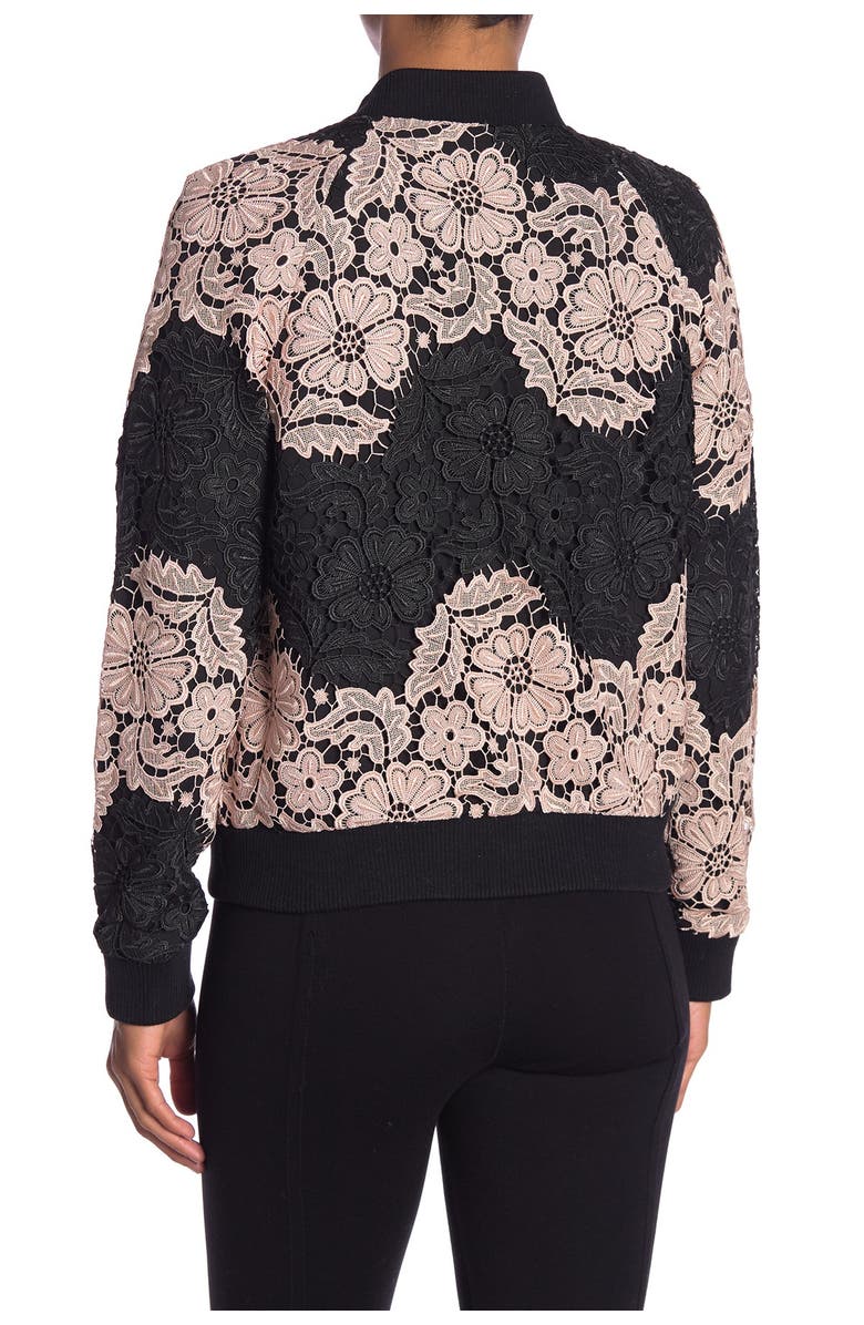 DOLCE CABO Lace Bomber Jacket, Alternate, color,