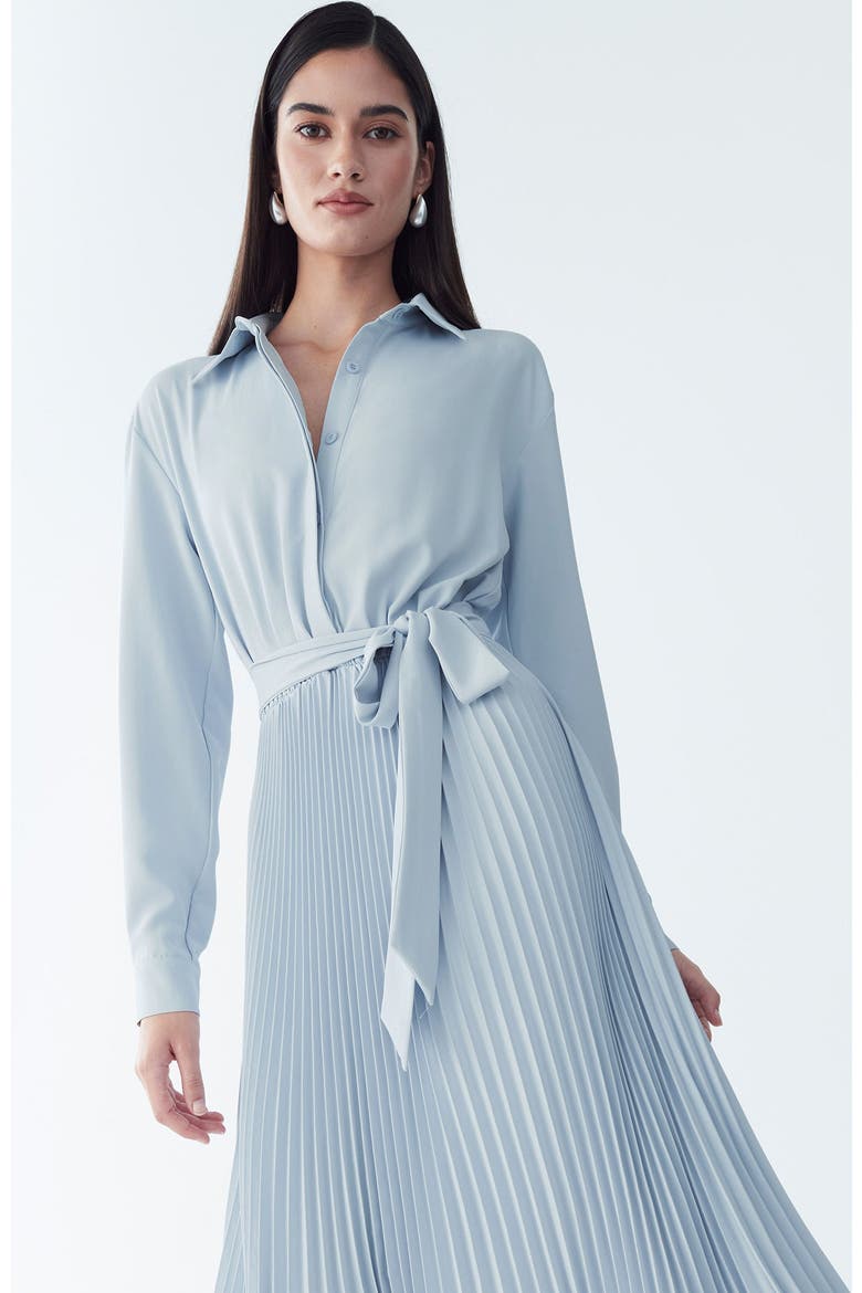 Mckenzi Midi Dress, Alternate, color, Sky