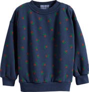 Bobo Choses Floral Print Cotton Sweatshirt