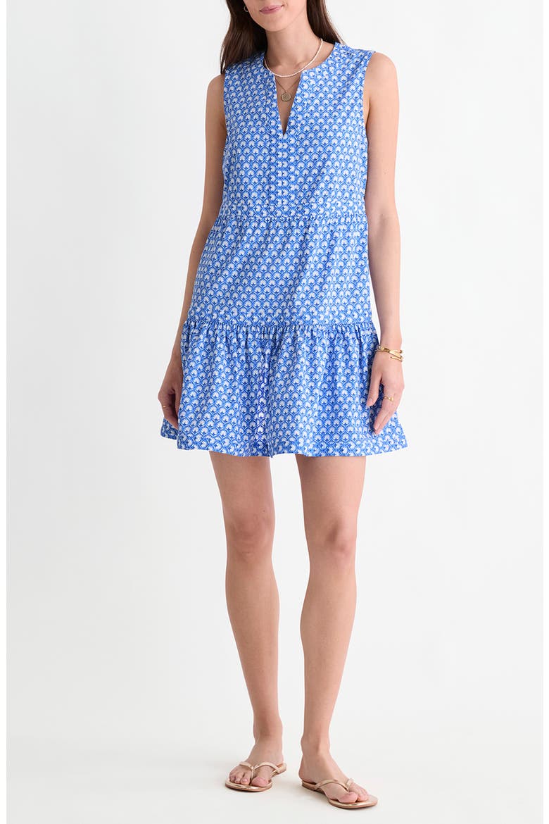 Harbor Seersucker Sundress, Main, color, BLOCK