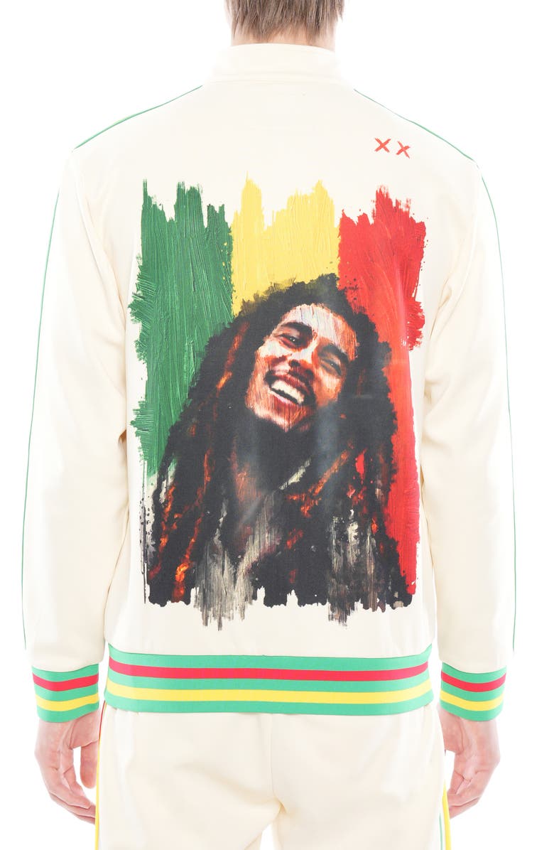 Cult of Individuality Marley Zip-Up Cotton Knit Track Suit, Alternate, color, 