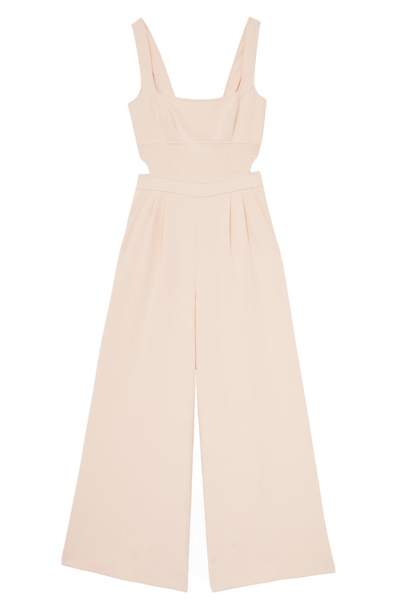 Reiss Dion Sleeveless Wide Leg Jumpsuit, Alternate, color, Pale Pink