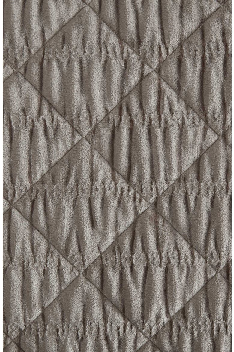 Crushed Velvet Comforter & Sham Set, Alternate, color, LIGHT / MEDIUM BROWN