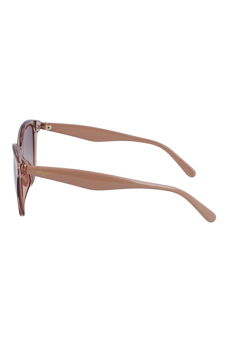 54mm Cat Eye Sunglasses, Alternate, color, CRYSTAL SAND