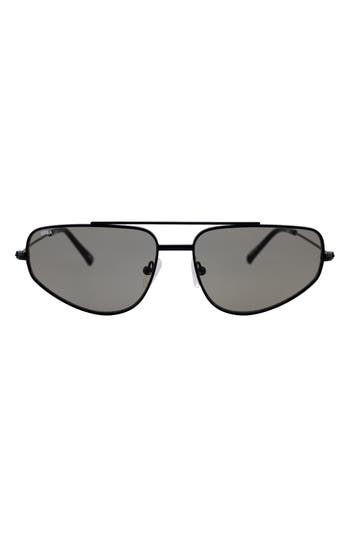 Otra Eyewear Christine 137mm Aviator Sunglasses In Black