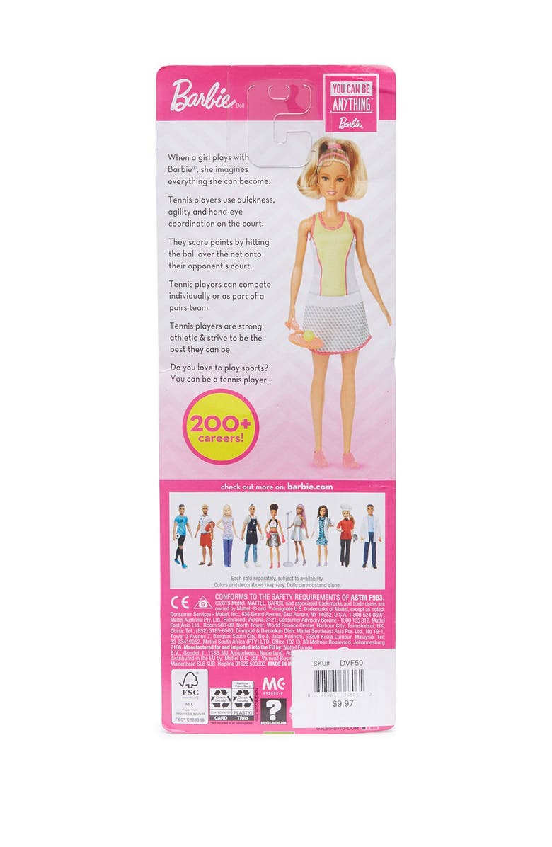 Barbie <sup>®</sup>  Tennis Player Doll, Alternate, color, Asst