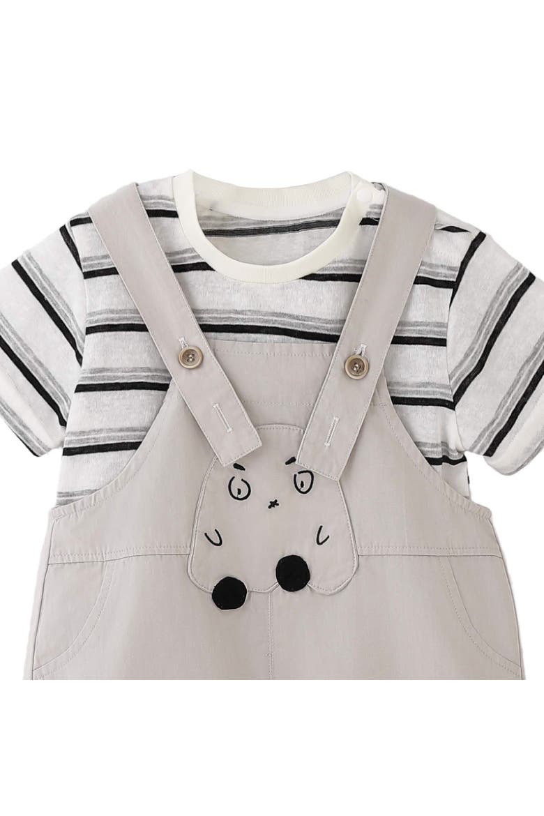 Animal Overall Set, Alternate, color, Beige