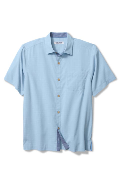 Castal Cool Costa Check Short Sleeve Button-Up Shirt