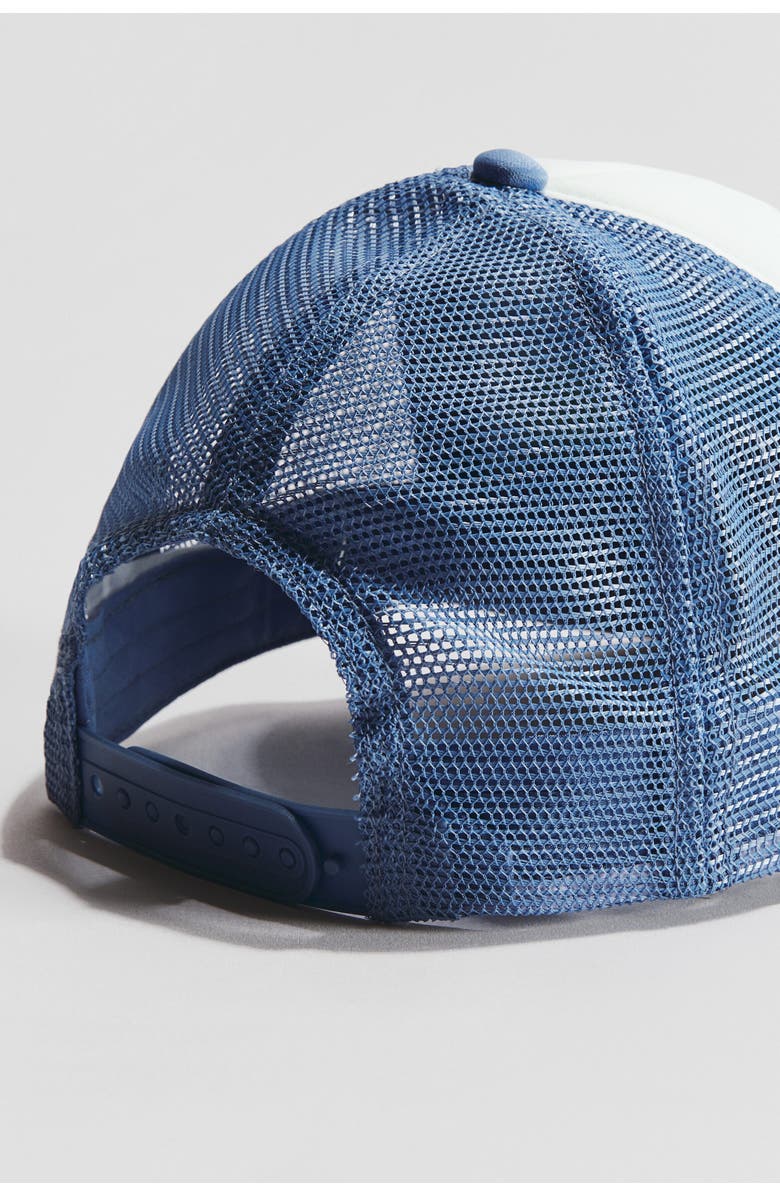 H&M Trucker Cap, Alternate, color, Dusty Blue/Lilo & Stitch