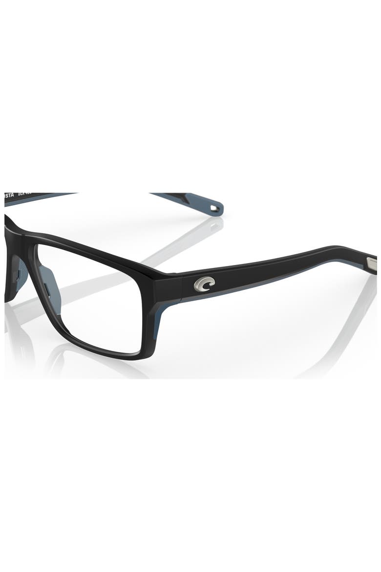 57mm Rectangle optical glasses, Alternate, color, Black