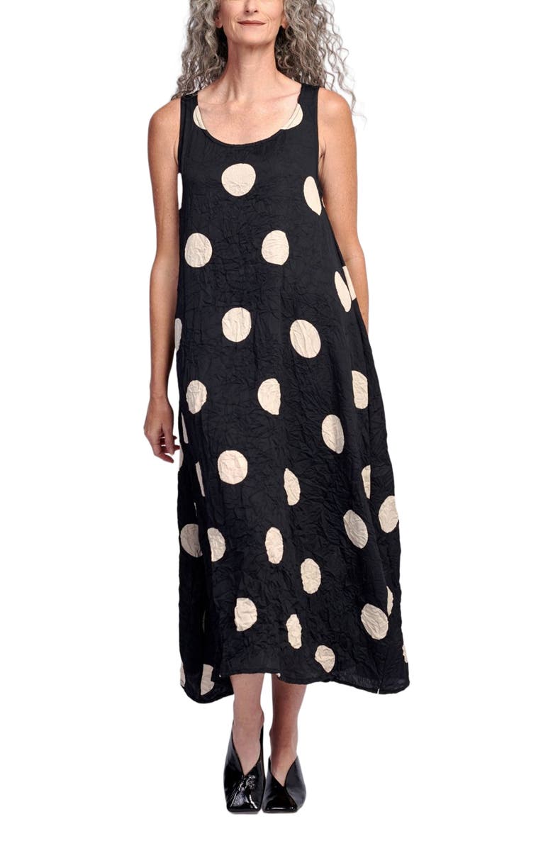 Alembika Crushed polka dots maxi tank dress, Main, color, 