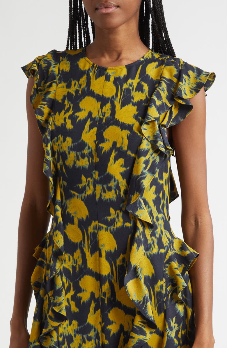 Ulla Johnson Flo Ruffle Maxi Dress, Alternate, color, Verdite